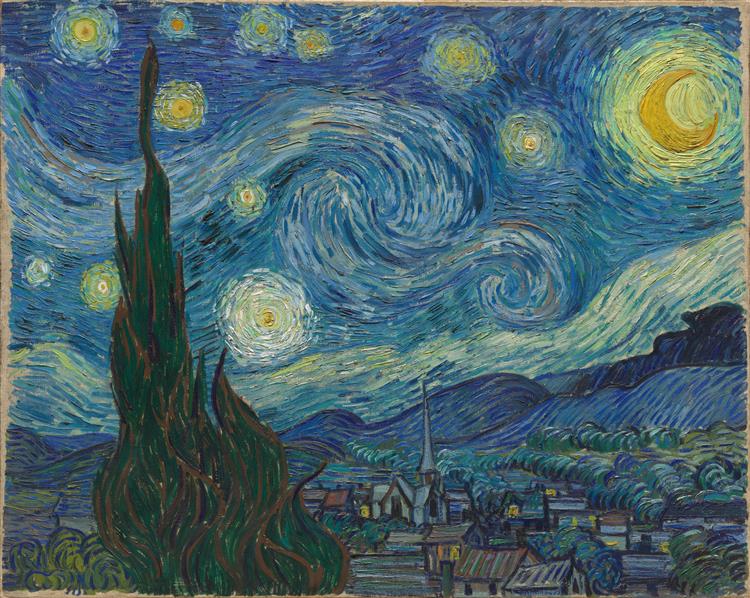 La Nuit étoilée, 1889 - Vincent van Gogh