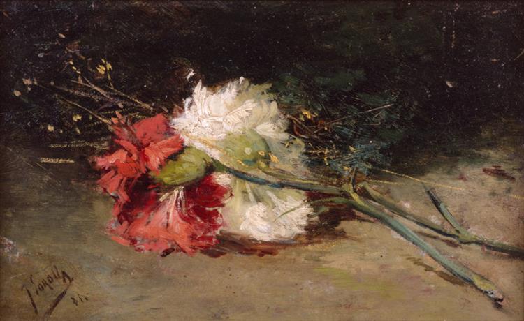 Carnations, 1881 - Joaquín Sorolla y Bastida