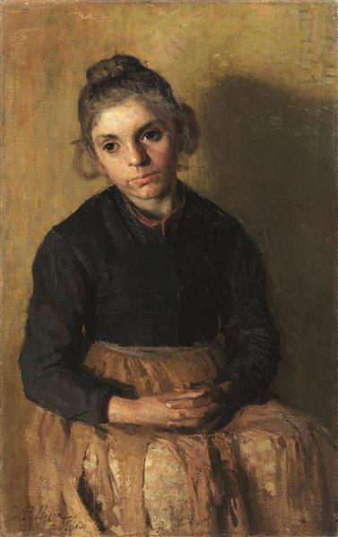 The poor girl, 1888 - Джузеппе Пеллиза да Вольпедо