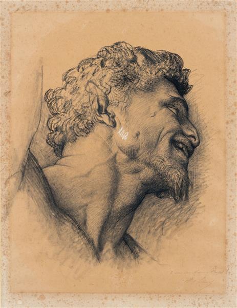 Faun Head, c.1860 - Alexandre Cabanel
