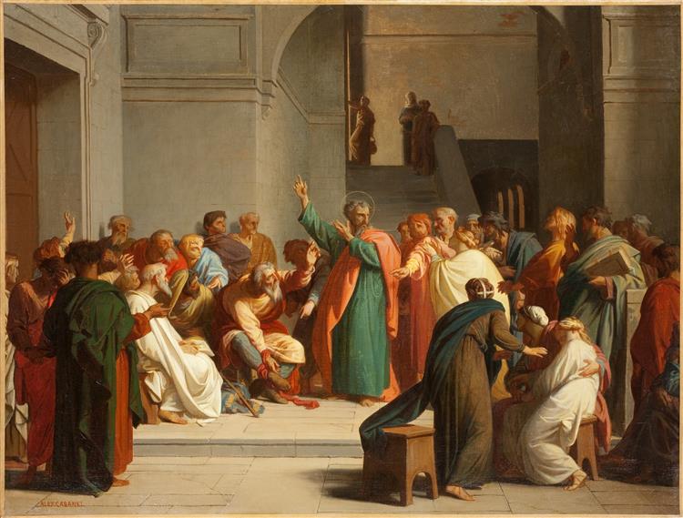 Saint Paul and the Faithful of Caesarea, 1849 - Alexandre Cabanel