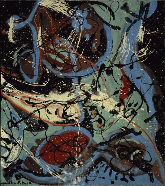 Composition with Pouring II, 1943 - Jackson Pollock