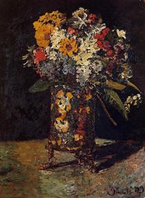 Bouquet of Flowers - Адольф Жозеф Тома Монтичелли