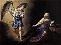 The Annunciation - Adriaen van de Velde