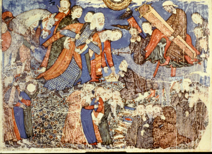 Faridun sees Iraj's coffin, 1336 - Ahmad Musa