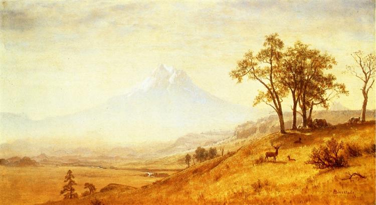 Mount Hood, 1863 - 阿爾伯特·比爾施塔特