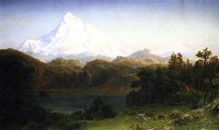 Mount Hood, Oregon, 1865 - 阿爾伯特·比爾施塔特