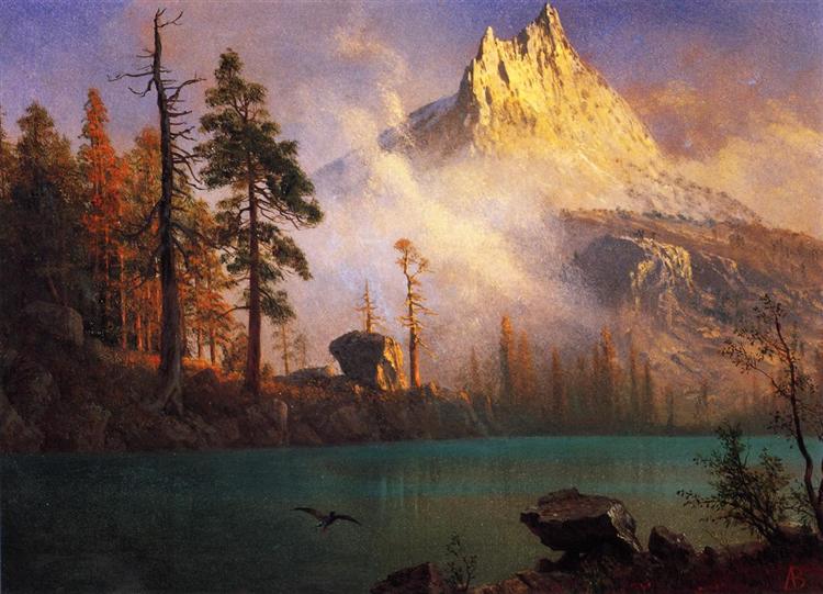 Mountain Lake, c.1865 - Albert Bierstadt
