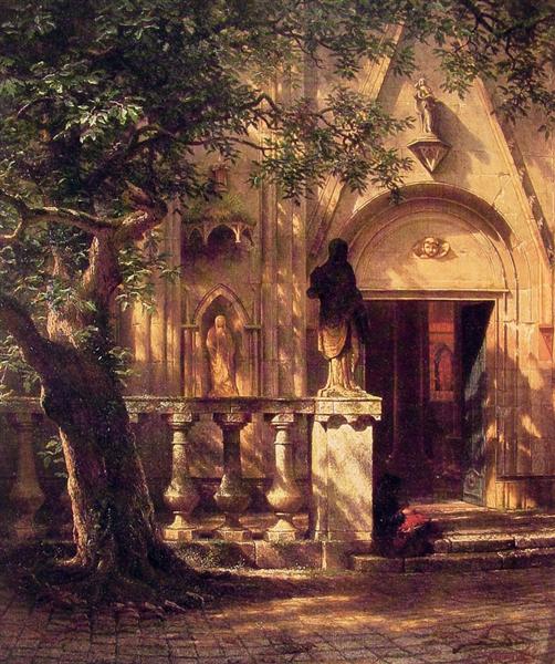 Sunlight and Shadow, 1862 - Альберт Бирштадт