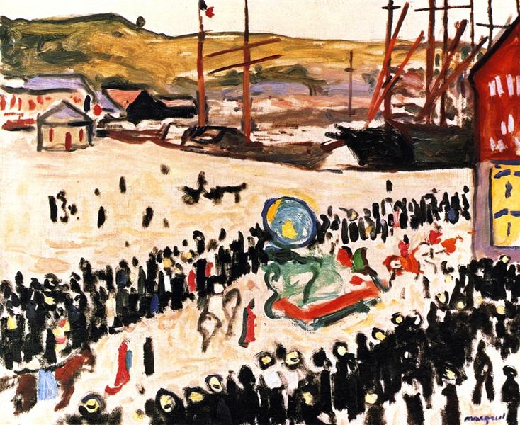 Carnival on the Beach, 1906 - Albert Marquet