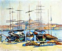 The Port of Marseliles - Albert Marquet