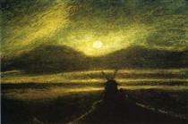 The Old Mill by Moonlight - Albert Pinkham Ryder