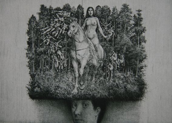 Lady Godiva - Lady in the Hat VI, 1981 - Albín Brunovský
