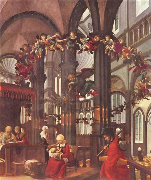 Birth of Mary, c.1520 - c.1525 - Albrecht Altdorfer
