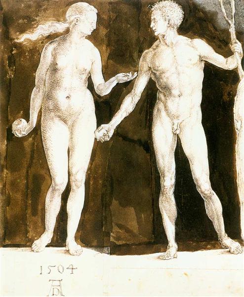 Адам и Ева, 1504 - Альбрехт Дюрер