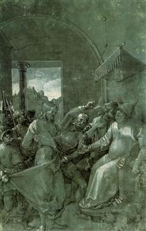 Christ before Caiaphas - Albrecht Dürer