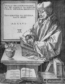Desiderius Erasmus of Rotterdam - Alberto Durero