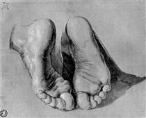 Feet of an apostle - Albrecht Dürer