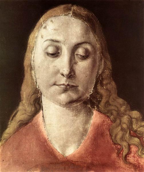 Голова женщины, c.1520 - Альбрехт Дюрер
