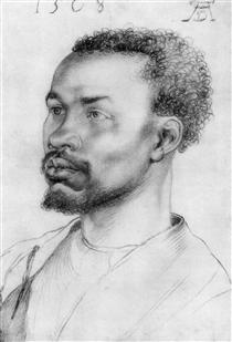 Head of an African - Albrecht Durer