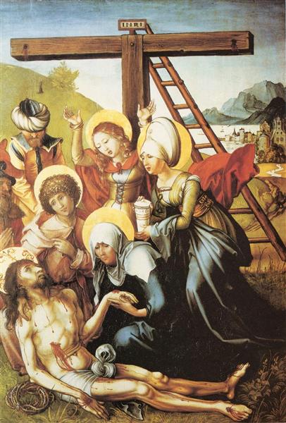 Lamentation of Christ, c.1494 - 1497 - Alberto Durero