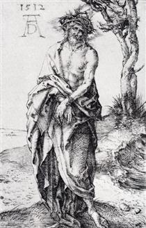 Man Of Sorrows With Hands Bound - Albrecht Dürer