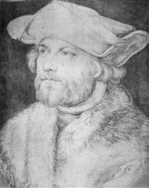 Portrait of a Man (Damia van der Goes) - Albrecht Dürer