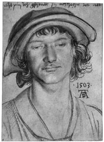 Portrait of an eighteen year old man - Albrecht Dürer