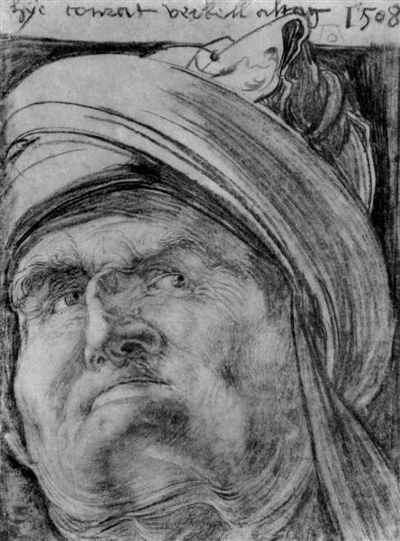Portrait of Conrat Verkell, 1508 - Alberto Durero