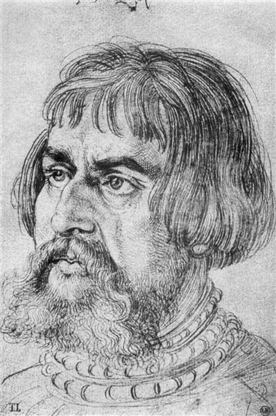 Portrait of Lucas Cranach the Elder, 1524 - Альбрехт Дюрер