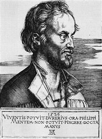 Portrait of Philipp Melanchthon - Albrecht Durer