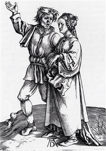 Rustic Couple - Albrecht Dürer