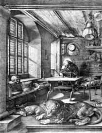 Der heilige Hieronymus im Gehäus - Albrecht Dürer