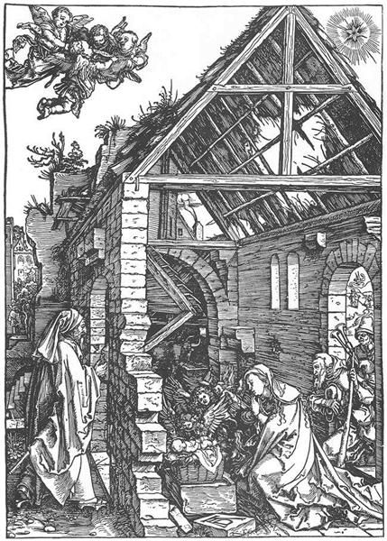 The Adoration of the Shepherds, 1504 - 1505 - 杜勒