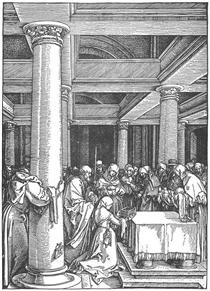 Введение Христа во Храм - Альбрехт Дюрер
