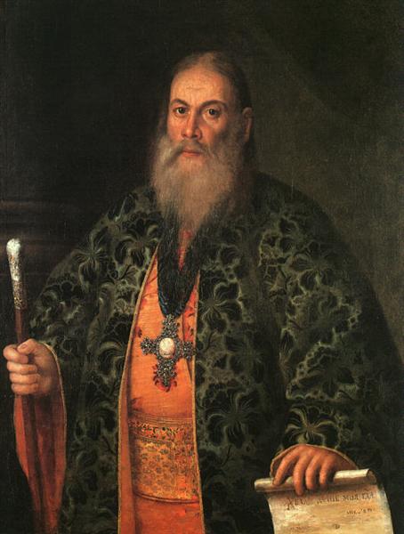 Portrait of Fyodor Dubyansky, 1761 - Alexei Petrowitsch Antropow