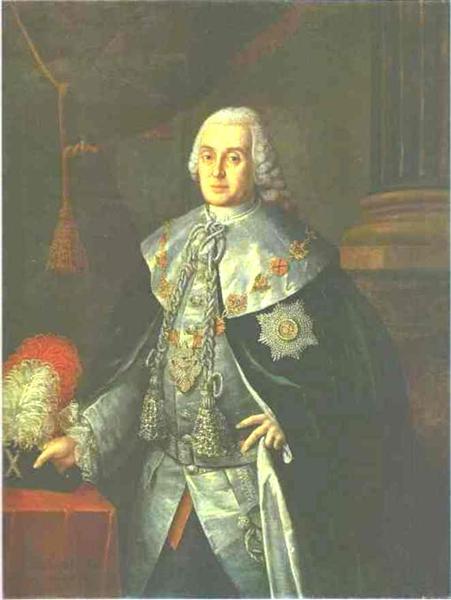 Portrait of General in Chief, Count William W.Fermor, 1765 - Олексій Антропов