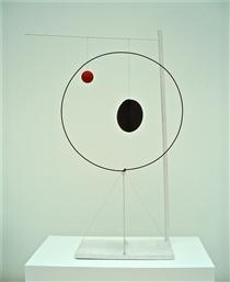 Object with Red Ball - Alexander Calder