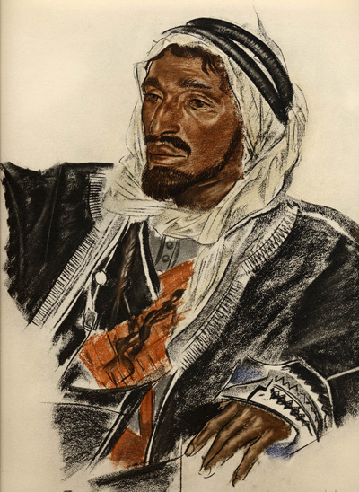 Sheikh Sattam de Haddadin of Palmyra - Alexandre Jacovleff