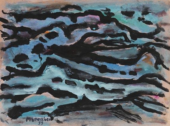 Composition, 1959 - Альфред Манесьє