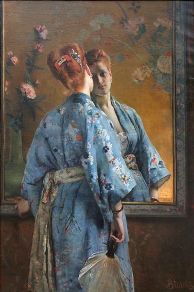 The Japanese Parisian, 1872 - Alfred Stevens
