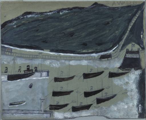 Boats at Rest in Mount’s Bay - Alfred Wallis