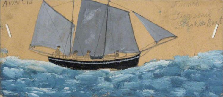 French Lugsail Fishing Boat - Alfred Wallis