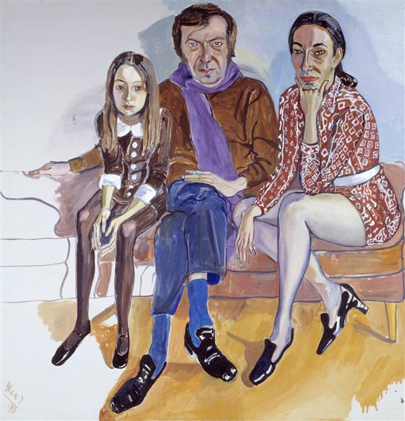 The Family (John Gruen, Jane Wilson and Julia), 1970 - Alice Neel