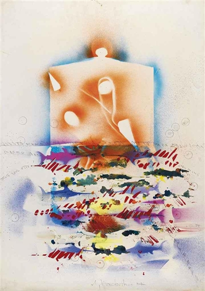 Pesci spada, 1988 - Alighiero Boetti