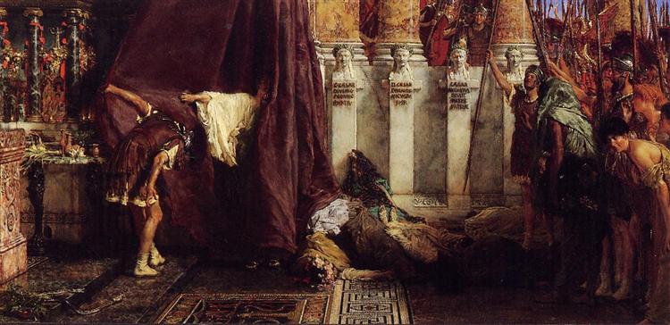 Радуйся, Цезарь! Я Сатурналии!, 1880 - Лоуренс Альма-Тадема