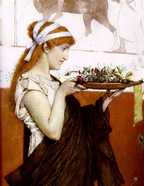 Votive offering, 1873 - Lawrence Alma-Tadema