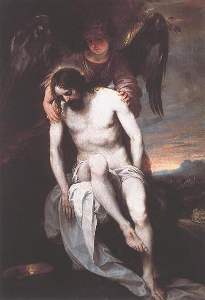 Dead Christ Supported by an Angel, 1650 - Алонсо Кано
