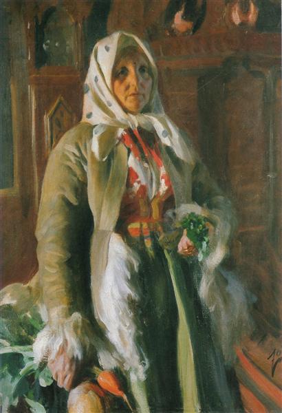 Mona, 1911 - Андерс Цорн