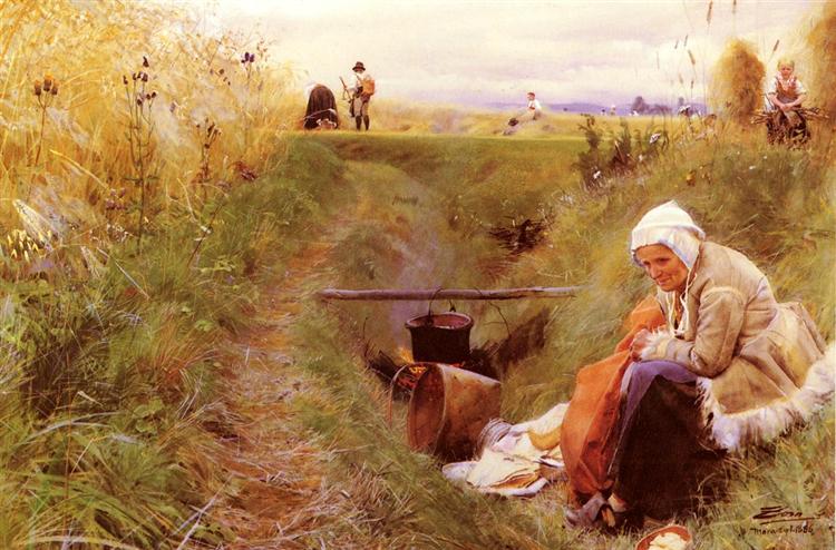 Our daily bread, 1886 - Anders Zorn